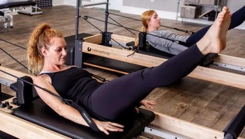 Balance the Curve PT & Pilates Two Women doing Pilates